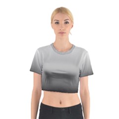 A Black And White Photo Of A Wall Cotton Crop Top