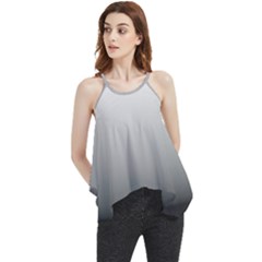 A Black And White Photo Of A Wall Flowy Camisole Tank Top