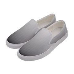 A Black And White Photo Of A Wall Women s Canvas Slip Ons