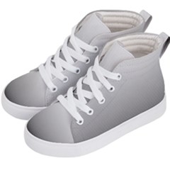 A Black And White Photo Of A Wall Kids  Hi-top Skate Sneakers