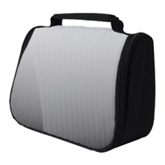 A Black And White Photo Of A Wall Full Print Travel Pouch (small)