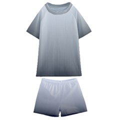 A Black And White Photo Of A Wall Kids  Swim T-shirt And Shorts Set