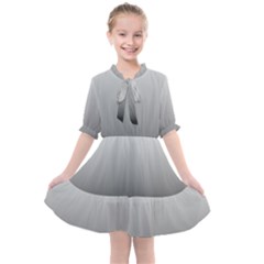 A Black And White Photo Of A Wall Kids  All Frills Chiffon Dress