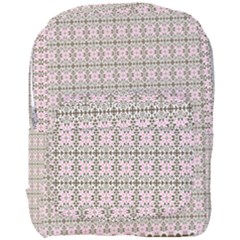 A Pink And Brown Pattern On A White Background Full Print Backpack