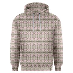 A Pink And Brown Pattern On A White Background Men s Overhead Hoodie