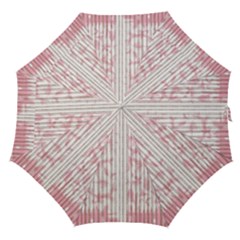 A Pink And White Striped Background Straight Umbrellas