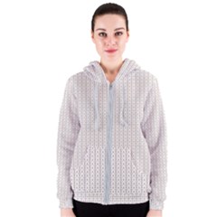 A White Background With A Brown Pattern On It Women s Zipper Hoodie