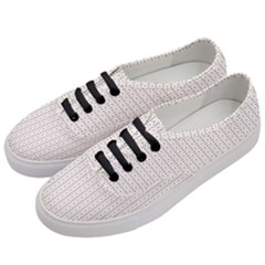 A White Background With A Brown Pattern On It Women s Classic Low Top Sneakers