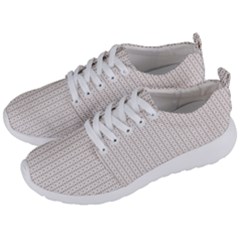 A White Background With A Brown Pattern On It Men s Lightweight Sports Shoes