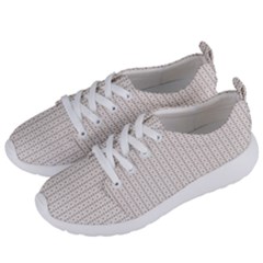 A White Background With A Brown Pattern On It Women s Lightweight Sports Shoes