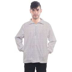 A White Background With A Brown Pattern On It Men s Half Zip Pullover