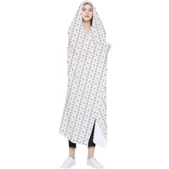 A White Background With A Brown Pattern On It Wearable Blanket by catchydesignhill