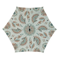 Pastel-boho-pattern Automatic Folding Umbrella With Case (small)