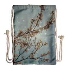 Dreamy Nature Motif Drawstring Bag (large)