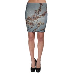 Dreamy Nature Motif Bodycon Skirt