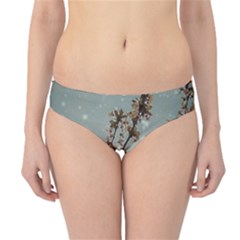 Dreamy Nature Motif Hipster Bikini Bottoms