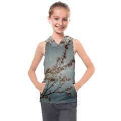 Dreamy Nature Motif Kids  Sleeveless Hoodie