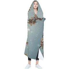 Dreamy Nature Motif Wearable Blanket