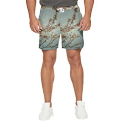 Dreamy Nature Motif Men s Runner Shorts