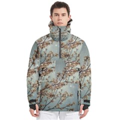 Dreamy Nature Motif Men s Pullover Zip Ski And Snowboard Waterproof Breathable Jacket by dflcprintsclothing