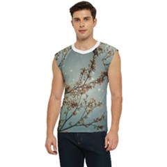 Dreamy Nature Motif Men s Raglan Cap Sleeve T-shirt