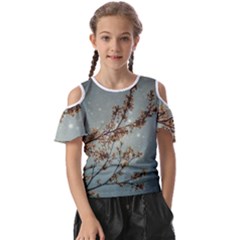 Dreamy Nature Motif Kids  Butterfly Cutout T-shirt by dflcprintsclothing