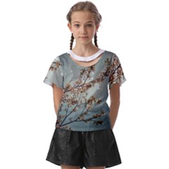 Dreamy Nature Motif Kids  Front Cut T-shirt