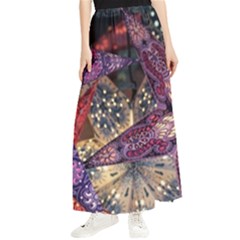 Stars Christmas Advent Maxi Chiffon Skirt