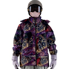 Stars Christmas Advent Women s Zip Ski And Snowboard Waterproof Breathable Jacket