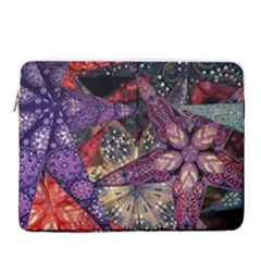 Stars Christmas Advent 15  Vertical Laptop Sleeve Case With Pocket