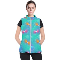 Christmas Pattern Women s Puffer Vest