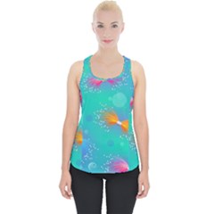 Christmas Pattern Piece Up Tank Top