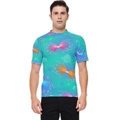 Christmas Pattern Men s Short Sleeve Rash Guard