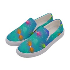 Christmas Pattern Women s Canvas Slip Ons