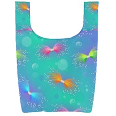 Christmas Pattern Foldable Shopping Bag