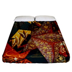 Star Lantern Lighting Fitted Sheet (california King Size)