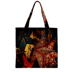 Star Lantern Lighting Zipper Grocery Tote Bag