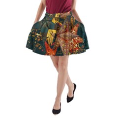 Star Lantern Lighting A-line Pocket Skirt