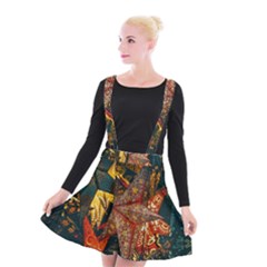 Star Lantern Lighting Suspender Skater Skirt