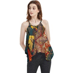 Star Lantern Lighting Flowy Camisole Tank Top