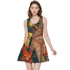 Star Lantern Lighting Inside Out Reversible Sleeveless Dress