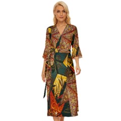 Star Lantern Lighting Midsummer Wrap Dress