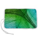 3d Leaves Texture Sheet Blue Green Pen Storage Case (S) View1