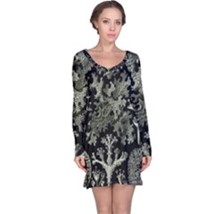 Weave Haeckel Lichenes Photobionten Long Sleeve Nightdress