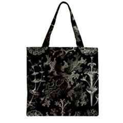 Weave Haeckel Lichenes Photobionten Zipper Grocery Tote Bag