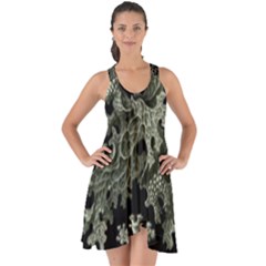 Weave Haeckel Lichenes Photobionten Show Some Back Chiffon Dress