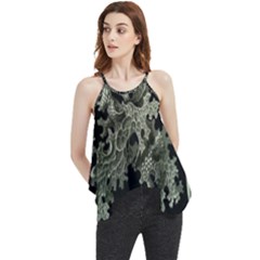 Weave Haeckel Lichenes Photobionten Flowy Camisole Tank Top