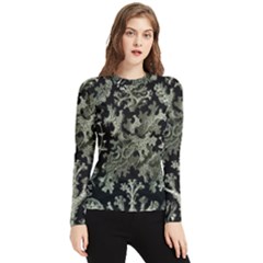 Weave Haeckel Lichenes Photobionten Women s Long Sleeve Rash Guard