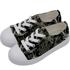 Weave Haeckel Lichenes Photobionten Kids  Low Top Canvas Sneakers