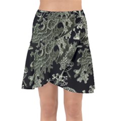 Weave Haeckel Lichenes Photobionten Wrap Front Skirt